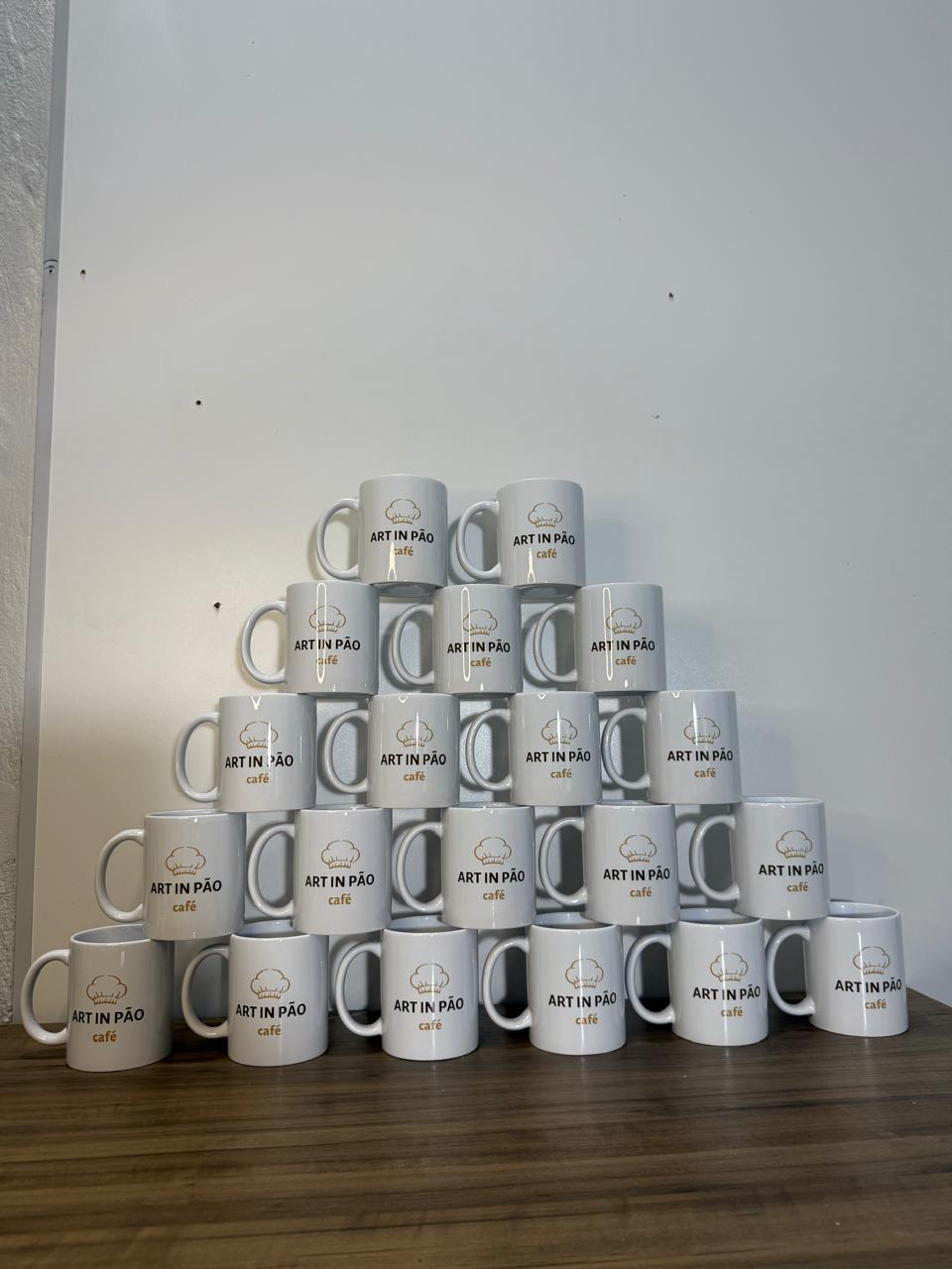 Canecas personalizadas — Conjunto empilhável